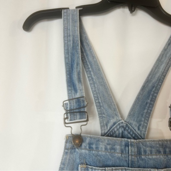 Nature Denim Veronica Overalls 100% cotton ripped Jean short overalls size:M - Picture 12 of 17